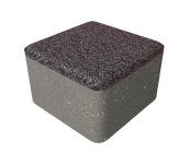 Квадрат 100x100x60 (бурый гранит)
